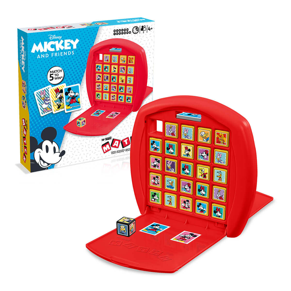 Mickey & Friends Top Trumps Match - The Crazy Cube Game