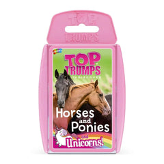 Horses, Ponies and Unicorns Top Trumps Card Game
