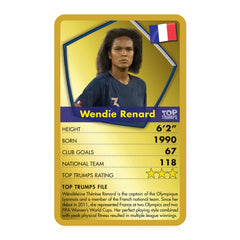 Stars of Women's Soccer Top Trumps Card Game