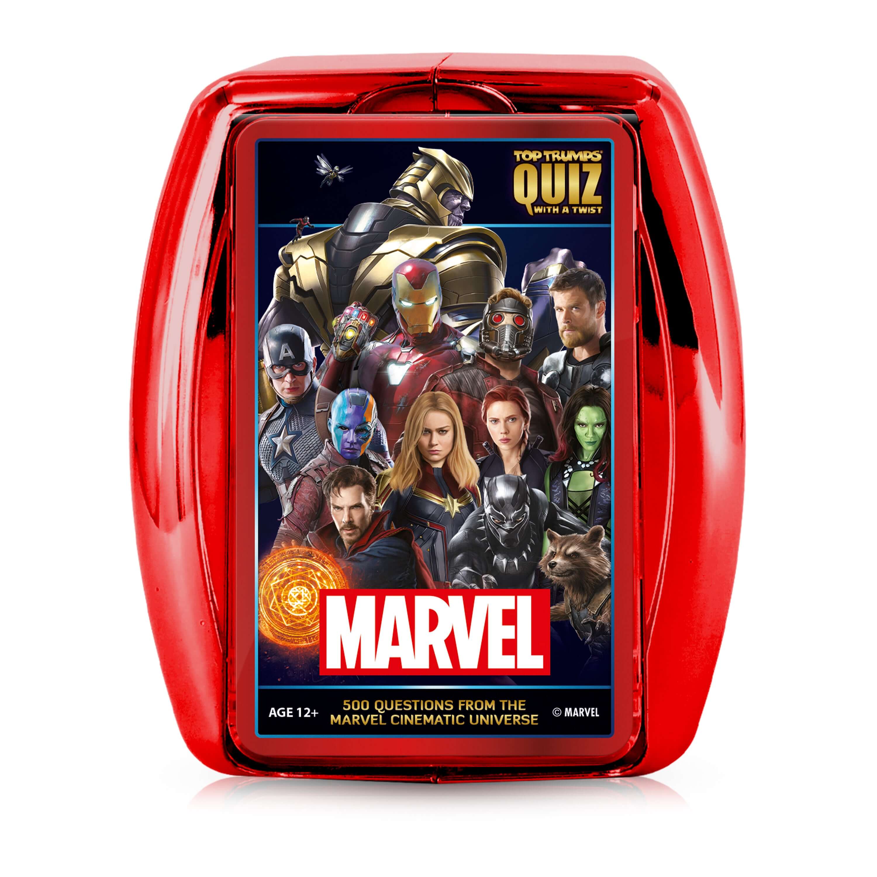 Marvel Cinematic Universe Top Trumps Quiz Game